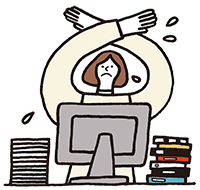 イラスト:仕事の量