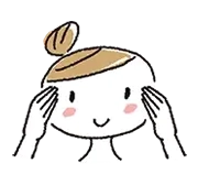イラスト：こめかみ